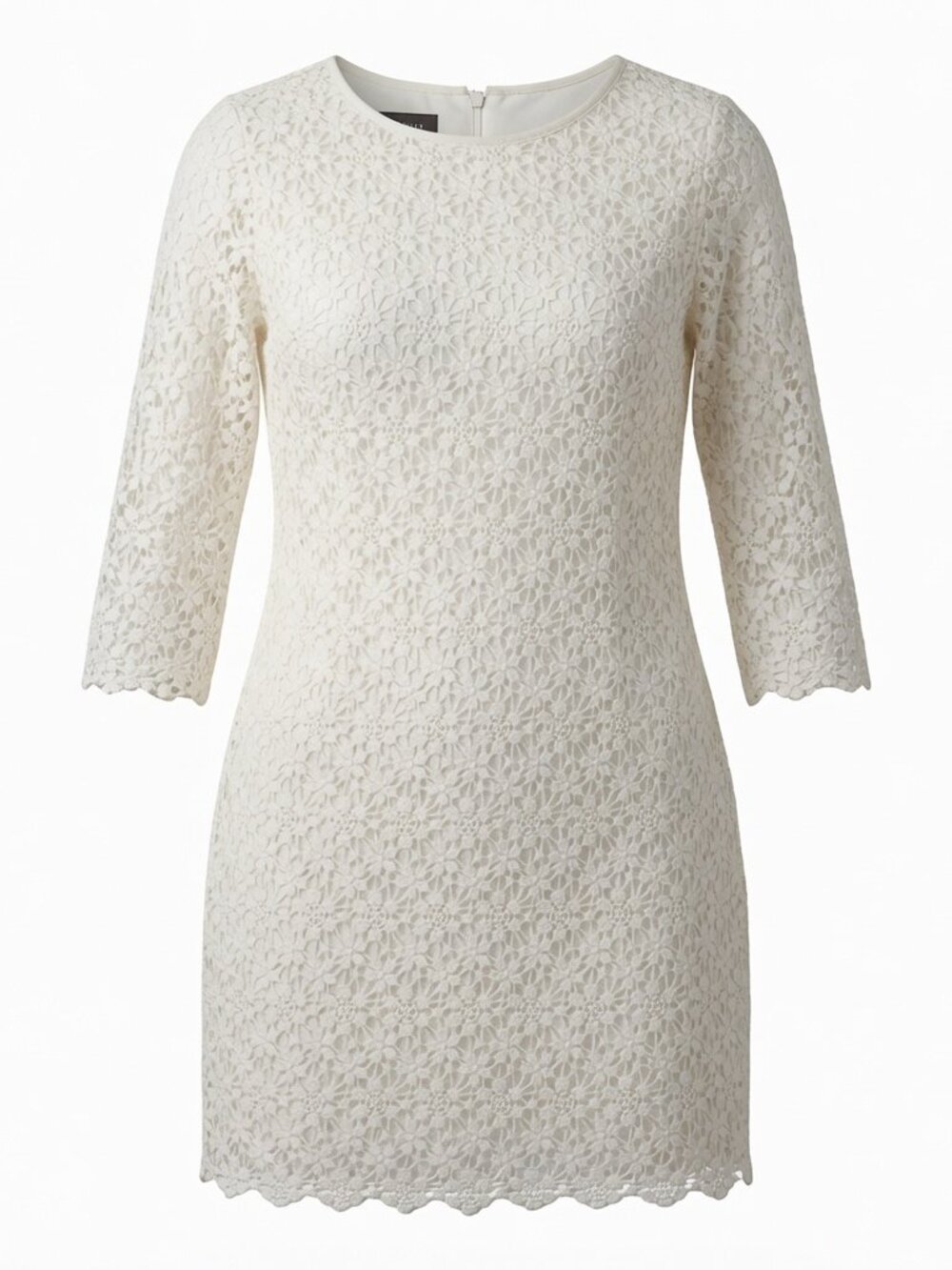 Jenny Yoo Collection Womens 10 Lace Dress Cream Ivory Crochet Bridal Graduation